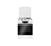 Amica - Cuisinière mixte 3 foyers gaz+1 électrique four multifonctions catalyse 77l classe a blanc acm7035rb