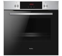 Amica EBPX 945 600 E XXL Einbaubackofen, 60cm breit, 77L, 3 Pyrolyseprogramme, RapidWarmUp, versenkbare Knebel, Timer, Halogenbeleuchtung, Edelstahl