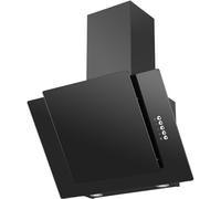 Amica KHF 663 500 S Kopffreihaube, 60 cm breit, Ab-/Umluft, 470 m³h, 3 Stufen, schwarz