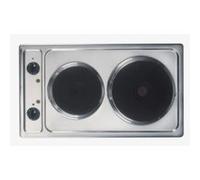 Amica Table de cuisson électrique KME 13135 E – 2 plaques – niche 27×49 cm – inox