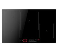 Amica Plaque à induction autonome 77 cm Commande par capteur Slider 14 niveaux de puissance Booster Bridge Zone Stop'n'Go - Plaque à induction