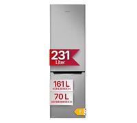 Amica Réfrigérateur-congélateur Autonome 231L Total NoFrost FreshZone VitControlPlus super réfrigérateur 170 x 54 x 57,6 cm - Réfrigérateur Autonome Aspect Inox