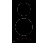 amica table domino induction 30cm 3600w noir ai2527