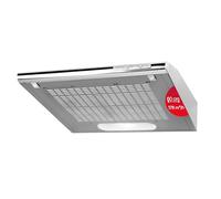 Amica UH 17010-4 E Hotte encastrée / 60 cm de large/mode évacuation/recyclage/glissière / 3 niveaux de puissance / 53 dB efficacité énergétique C