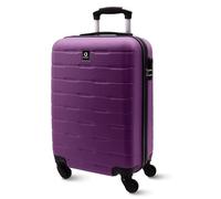 AMICHI Valise Bagage à Main 55 x 40 x 20 cm | Valise de Cabine légère Rigide avec 4 roulettes | Bagage de Bord adapté pour Avion Ryanair et Plus Encore, Lilas, s, Valise Bagage à Main 55 x 40 x 20 cm