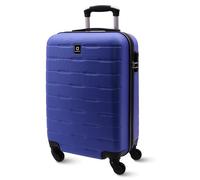 AMICHI Valise Bagage à Main 55 x 40 x 20 cm | Valise de Cabine légère Rigide avec 4 roulettes | Bagage de Bord adapté pour Avion Ryanair et Plus Encore, Bleu, s, Valise Bagage à Main 55 x 40 x 20 cm