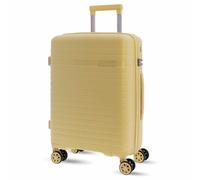 AMICHI Valise Cabine 55 x 40 x 20 - Valises de Voyage pour Ryannair - Trolley Bagage pour Avion résistant avec 4 Roues de 360° et Cadenas TSA, Citronier, Classique