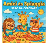 Amici da Spiaggia - Libro da colorare