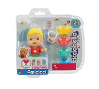Cicciobello Amicicci Dress Time, avec 4 Tenues colorées et Bavoir, pour Filles à partir de 3 Ans, Multicolore, CC016000 ; Giochi Preziosi