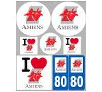 Amiens - 20x20cm - Sticker/Autocollant