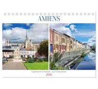 Amiens - Capitale de la Somme (Calendrier de bureau 2026 DIN A5 vertical), CALVENDO calendrier mensuel: L'âme de la Picardie capturée dans douze photos envoûtantes
