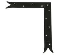 AMIG - 15445 | Equerre qc 8500 | 300 x 240 mm | Acier | Noir - Droite