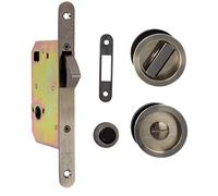 Amig 18761 Kit Serrure Porte Coulissante, Cuir, 0