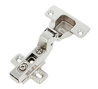 Amig - 2 paquets de 2 charnières super amorties : Ø35 mm | Acier nickelé | Ouverture 110° | 2 paquets de 2 charnières | Ø35 mm | Acier nickelé | Plaqué argent