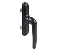 AMIG - 22064 | Poignées de porte en aluminium 2600V | 172 x 27 mm | Aluminium | Noir