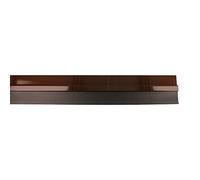 AMIG 22558 - Boudin de porte modèle 5 - Boudin adhésif à superposer - Brosse en PVC semi-rigide - 1 m - Broncé, aluminium