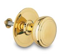 AMIG - 5844 | Bouton de porte d´entrée 12 | Ø70 mm | Laiton | Poli