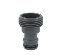 Amig - Adaptateur Mâle Pour Union De Robinet Avec Tuyau,3/4'',Connexion Rapide Et Facile Pour Les Tuyaux D'Eau,Union Filetée,Plastique Abs Et Caoutchouc,Gris R03