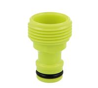 Amig - Adaptateur Mâle Pour Raccord De Robinet À Tuyau | 3/4" | Raccord Rapide Et Facile Pour Tuyaux D'Eau | Raccord Fileté | Plastique Abs | Vert Pistache