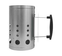 Amig - Allume-feu au charbon Fireplus pour barbecue - Fabriqué en acier galvanisé - Poignée en plastique isolant thermique - Dimensions : 27 x 17,5 x 30 cm