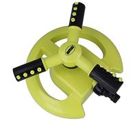 Amig - Arroseur Rotatif Avec 3 Buses | Arroseur De Pelouse | Ø200 x 100 mm | 3 Bras Rotatifs Et Connecteur Rapide | Surface Jusqu'À 63,5 m² | Plastique Abs | Vert Pistache Et Noir
