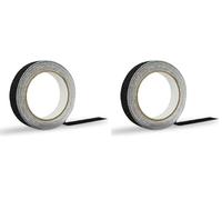Amig - Bande Adhésive Antidérapante - 5 m x 25 mm - Couleur Noire - Fixation Extra Forte et Résistant à l’Humidité - Idéal pour Escaliers et Rampes (Lot de 2)