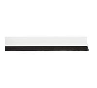 Amig - Bas de Porte Adhésif Anti-Courant d'air et Insectes | Économie d'Énergie | Installation Facile | PVC Durable, Blanc, 1m, Imitation Bois