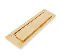 AMIG - 7588 | Entrée de boîte aux lettres 1 | 254 x 78 mm | Laiton | Poli