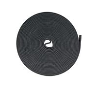 Amig - Boudin adhésif en caoutchouc pour portes d'entrée et de passage et fenêtres battantes - Rouleau de 10 m · 15 x 5 mm · Couleur noire | Ruban isolant pour éviter les courants et les fuites d'air