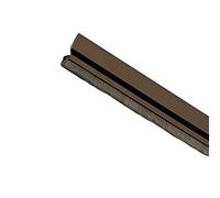 Amig - Boudin de Porte Adhésif en Aluminium, Anti Courants d'air et Insectes | Installation Facile Sans Perçage | Durabilité Supérieure, Zingage, 820 mm, Aluminium