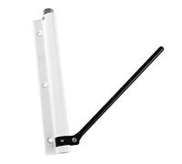 Amig - Boulon à ressort en aluminium avec bras en acier inoxydable Mod. 200 | 190 x 180 mm | Régulation de la puissance de fermeture des portes légères | Maximum 40 kg | Finition blanche