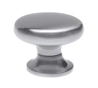 Amig - Bouton de meuble | Mesure Ø 35 mm | Poignée idéale pour tiroirs ou portes d'armoires | Fournit une touche d'élégance | Résistant et durable | Zamak Nickel Brossé