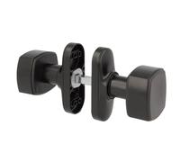 AMIG - 22040 | Bouton de porte aluminium 6807 | 81 x 31 mm | Aluminium | Noir