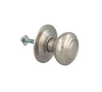 AMIG - 10857 | Bouton de porte d´entrée 53 | Ø70 mm | Laiton | Nickelé mat