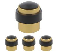 Amig - Butée de porte - Fixation au sol avec vis invisible - Convient à tous types de sols - Empêche les chocs et les claquements de porte - Avec caoutchouc antidérapant - Ø 30 x 36 mm - Nickel brossé