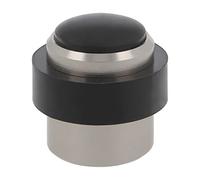 Amig | Modèle 205 - Butée pour portes de passage - diamètre 30 x 36 mm - aluminium avec finition en nickel brossé - chant rond - Tire-fonds + chevilles inclus pour son installation