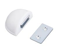 Amig - Butoir de porte 403 | Ø48 mm | Stabilité et protection | Installation facile sans perçage | Réduit le bruit | Compatible avec poignée intérieure, Blanc, Métal