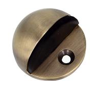 Amig - Butoir De Porte | Ø45 X 25 mm | Fixation Au Sol Avec Vis | Simple Support pour Protéger les Murs Contre les Chocs Et les Rayures | Empêche les Portes De Claquer | Cuir Zamak