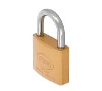 AMIG - Cadenas de Sécurité - Inclus 2 Clés - Idéal pour Casiers et Valises - Arceau en Acier Traité - 40 mm - Laiton Mat