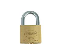 Amig - Cadenas en Laiton 15mm | Serrure Sécurisée pour Porte | Acier Traitement Arc Normal | Grille Aération Compatible Glissière 17x246, Taille: 15mm