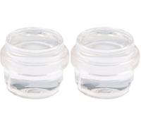 Amig - Cale ou butée de sol adhésive circulaire, transparente et décorative, bande en caoutchouc antidérapante, pour portes de passage, protège murs et meubles des coups - Ø30 x 30 mm (Lot de 2)