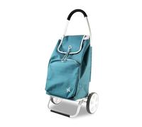 Amig - Chariot de Courses à 2 Roues - Sac Ajustable - Aluminium léger - Charge maximale : 15 kg - Capacité : 50 L - Dimensions : 95 x 45,5 x 12 cm - Couleur : Vert