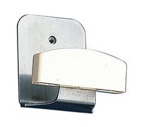 Amig - Cintre Mural en Acier Inoxydable 50x40mm | Robuste & Résistant à la Corrosion | Polyvalent pour Manteaux, Chapeaux & Accessoires, Blanc, Acier Inoxydable