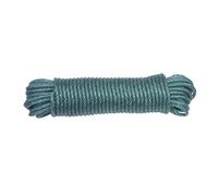 Amig - Corde en Plastique 10 m | Résistante 110 kg | Utilisation extérieure et intérieure | Multi-usages : Bricolage, Jardinage, Marine | Ø 5 mm | Vert, Multicolore, Polyéthylène, PVC