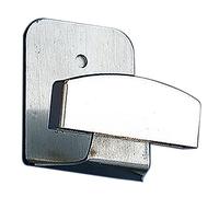 Amig - Crochet Mural pour Vêtements en Acier Inoxydable Mod.8 | Installation Adhésive ou Vissée | Design Polyvalent pour Manteaux, Chapeaux | 50x40mm, Chromé, Acier inoxydable