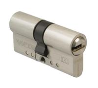 Amig - Cylindre de Serrure | Sécurité Avancée | 11 Broches en Laiton | Système Anti-Crochet & Anti-Choc | 5 Clés | Verrou à Plaque Compatible Chromé, 70mm (35-35), Acier Inoxydable