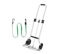 Amig - Diable Pliable en Aluminium - Capacité 45 kg - Compact et léger - Roues Ø14 cm - Transport et déménagement - Mod. 50