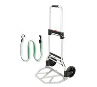 Amig - Diable Pliable en Aluminium - Capacité 80 kg - Robuste et Pratique - Roues Ø17 cm - Idéal pour déménagement et Chargement - Mod. 60