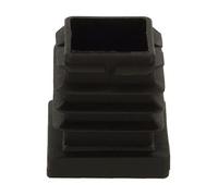 Amig - Embout intérieur carré | Mod. 661 | 20 mm | Protection pour Pieds de Table, chaises, béquilles et bâtons | Idéal pour protéger Le Sol Contre Les Rayures | Polyéthylène Noir