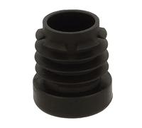 Amig - Embout intérieur Rond | Mod. 660 | Ø 22 mm | Protection pour Pieds de Table, chaises, béquilles et bâtons | Idéal pour protéger Le Sol Contre Les Rayures | Polyéthylène Noir